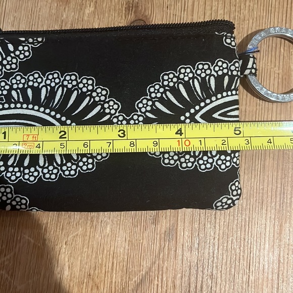 Vera Bradley ID & coin credit card cash drivers license wallet with keychain - Picture 7 of 8